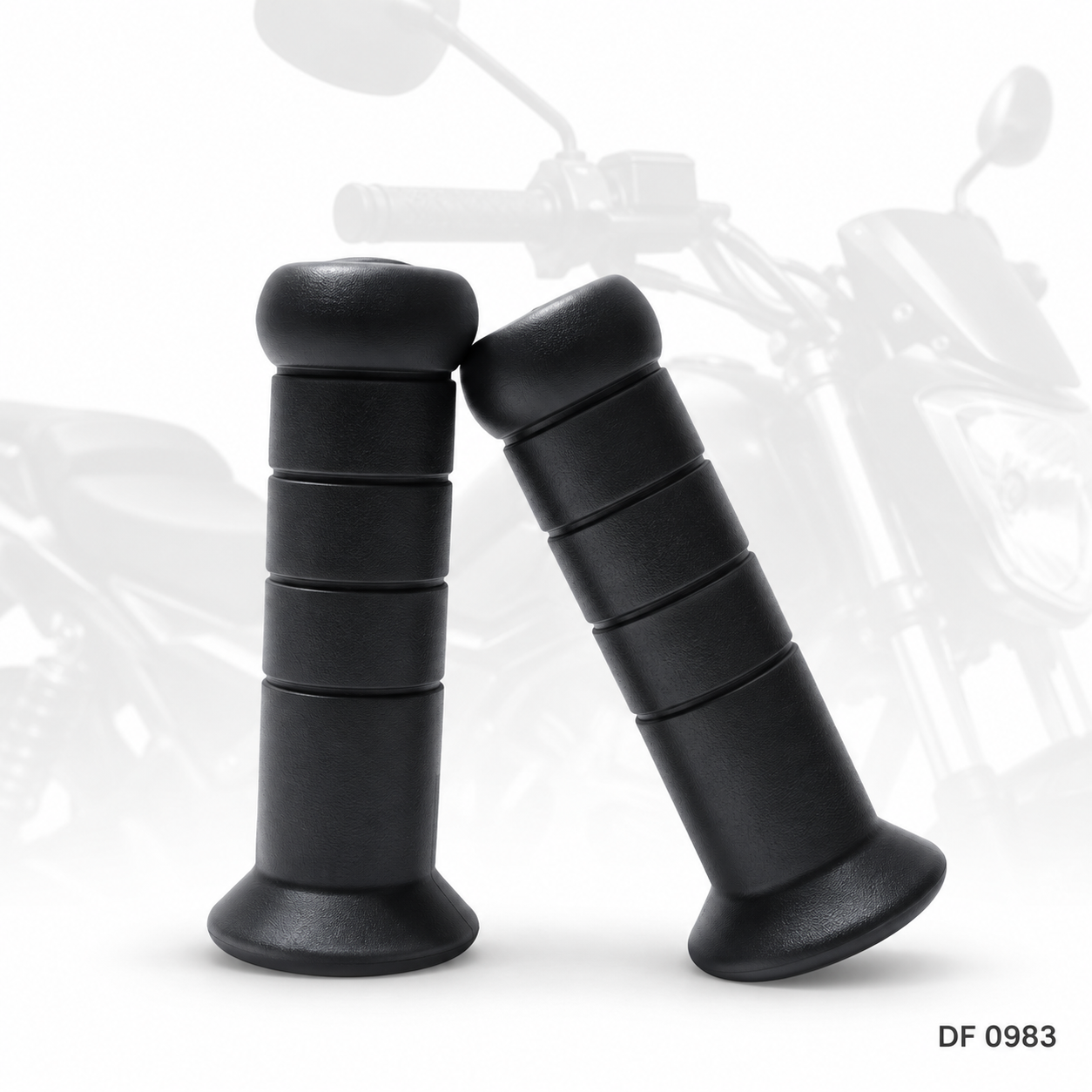 Mangos siliconados universales para manubrio de moto