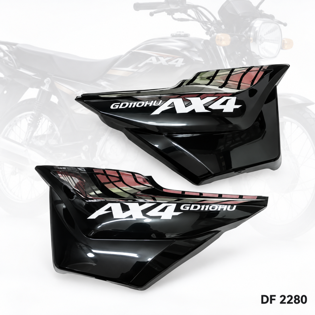 Juego de tapas laterales Suzuki AX4 negro - DF 2280
