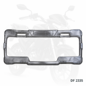 Portaplaca flexible antivibrante universal para moto