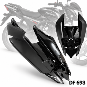 Cubierta de sillín Pulsar NS 200 negra inyectada - DF 693